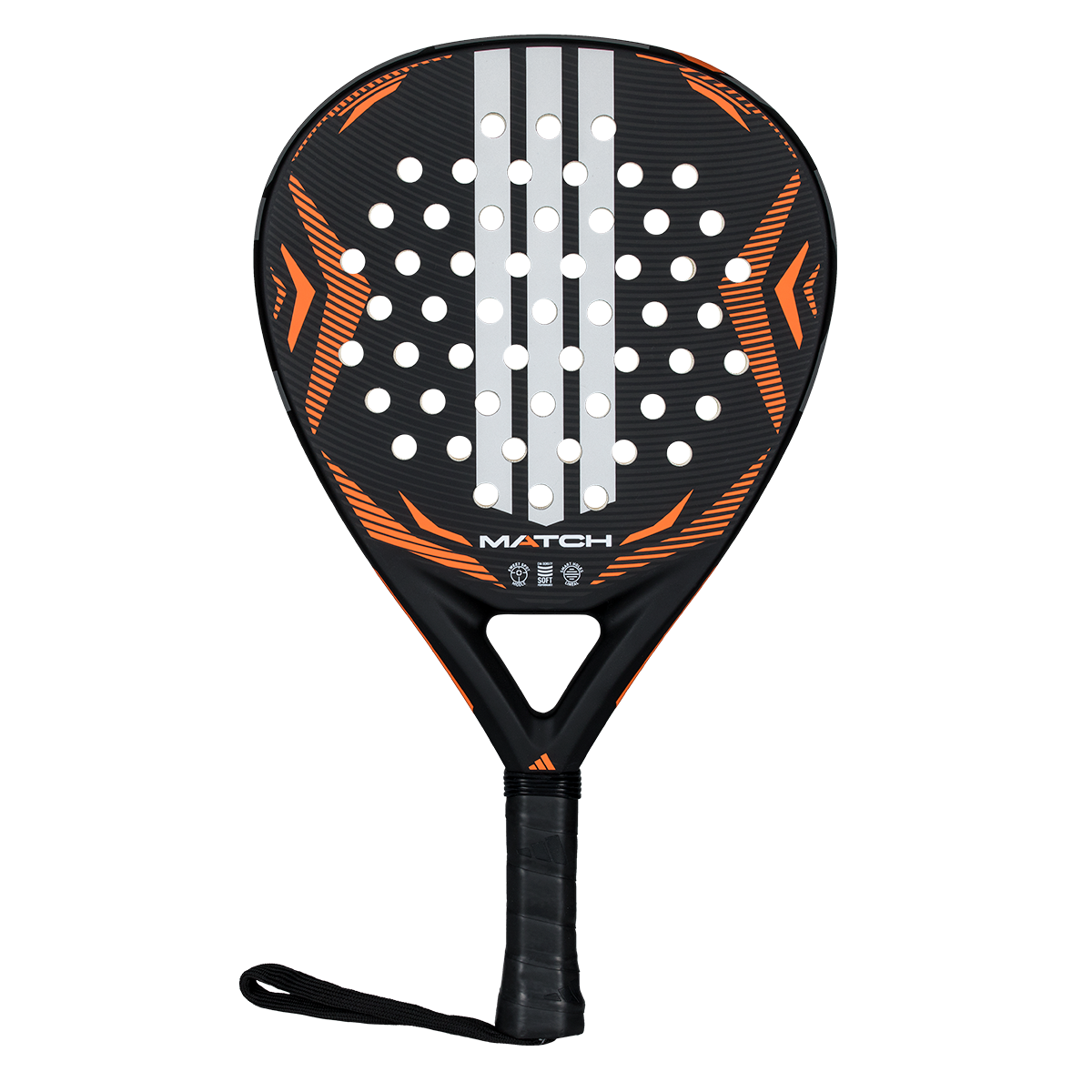 AR5GA3U23 MATCH BLACK ORANGE FRONT Adidas Match Black 2026 - Image 1